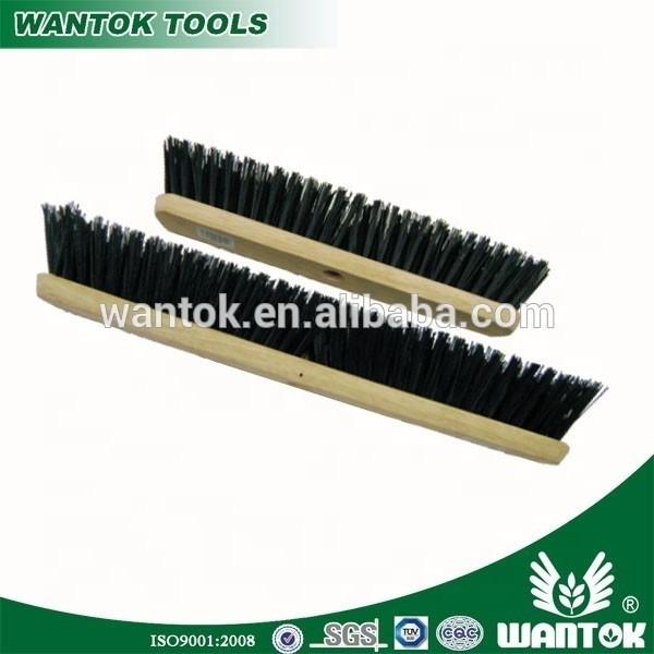 4IN Bristle Length Heavy Duty Wooden Hand Floor Cleaning Broom Brush