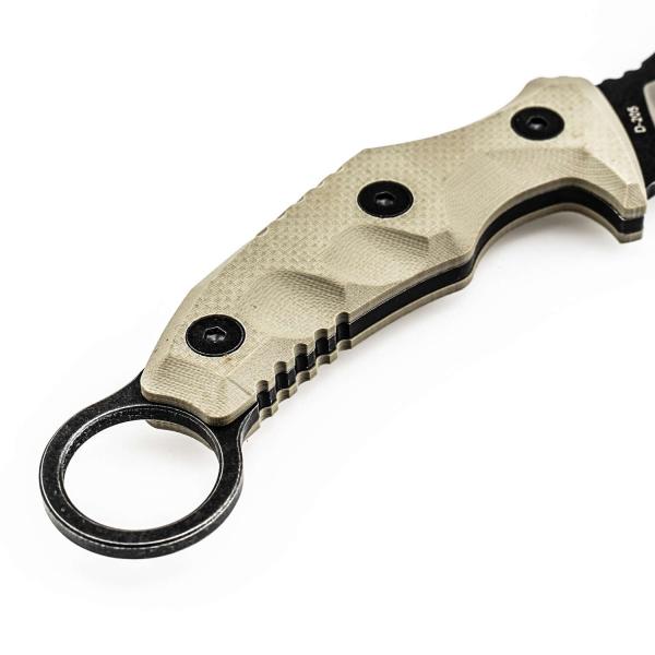 Polished Tyrannosaurus Rex Survival Knife Toughness 8.8 Inch Survival Knife