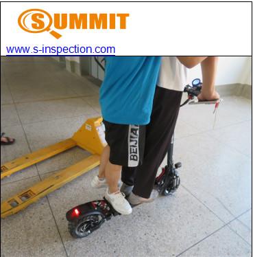 UL RoHS 128USD Pre Shipment Inspection Services For Folding Electric Scooter