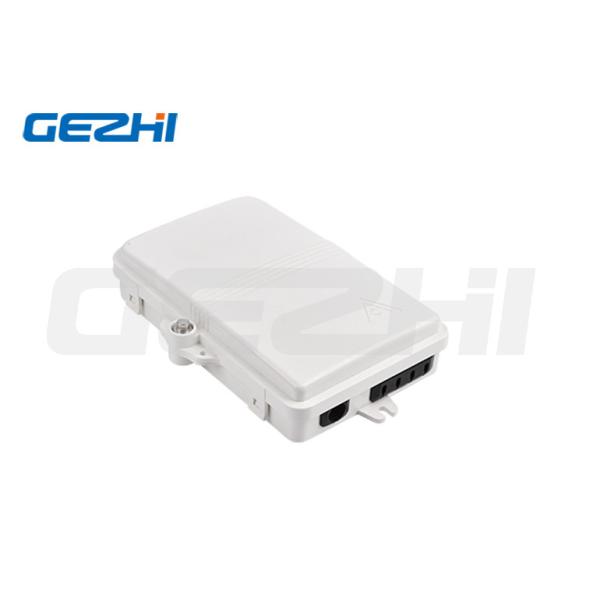 ABS Fiber Optic Termination Box 4 Core FTTH Rosette Box with Wall Mountable Design