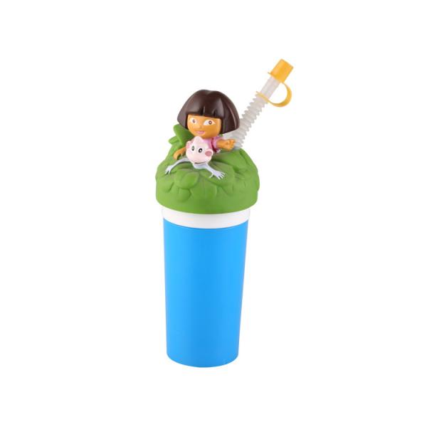 Schoolbag Children Soft Drink Bottle Caps Head Custom Vinyl Toys 40*38*36cm