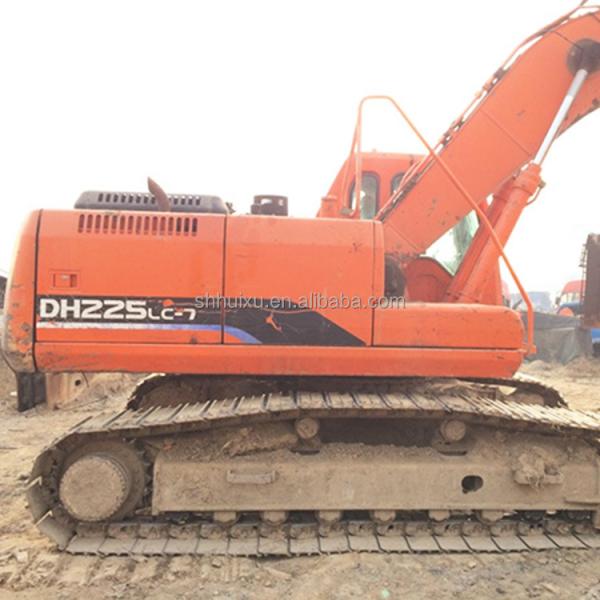 Vente à chaud de Doosan Meilleur vendeur de l'excavatrice à rampe Doosan DH225lc-7/ DOOSAN225-7 d'origine coréenne/machine de creusement d'occasion