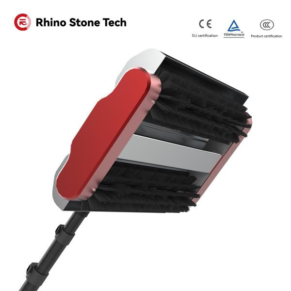 Residential Commercial Solar Panel Roller Brush Adjustable  Solar Panel Washing System