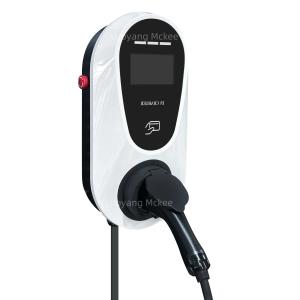 Electric Vehicle Safety Charging Pile AC GBT Plug 32A 16A LCD Screen Strong