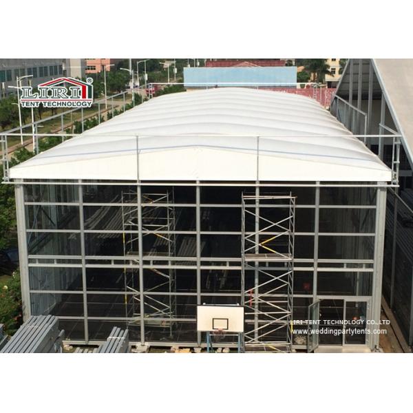 Шатры рамки металла для шатра ширины огнезамедлительного ТФС Эксхибитон 35м с белой тканью ПВК