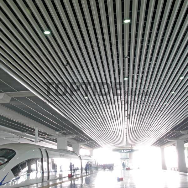 Suspended Metal Commercial Ceiling Tiles Acoustic Customized Perforated Aluminum Ceiling Panels