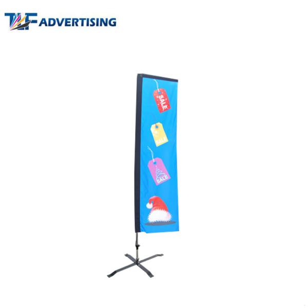 10ft 3m Custom Flag Banners For Auto Shop Display Scratch Resistant Professional Textile