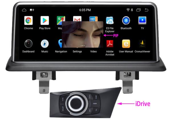 BMW 1 series E81 E82 E87 E88 2005-2012 screen upgrade Android 9.0 IPS Screen with iDrive Support DAB BMW-8251iDrive