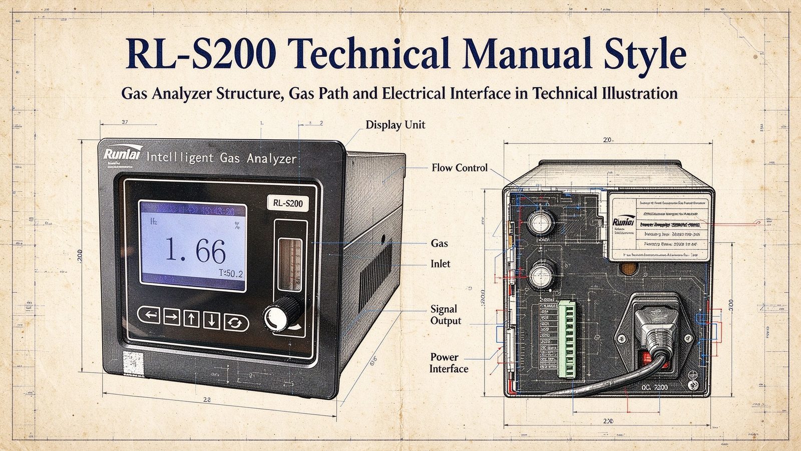 High Accuracy Hydrogen Gas Analyzer Digital H2 Gas Detector Fast Response