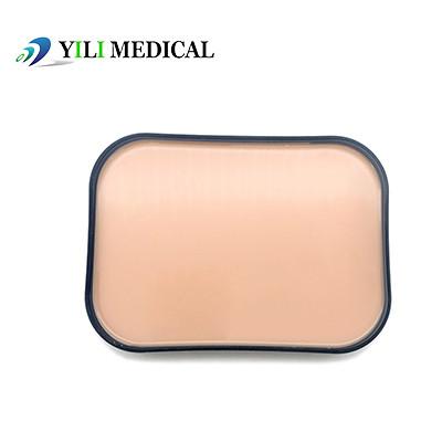 Pad de sutura de pele em caixa Pad de treinamento de sutura de ferida de silicone simulado