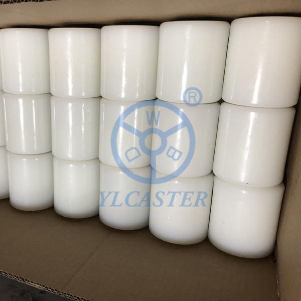 80x70mm Nylon Pallet Truck Wheels 600KG White Pallet Jack Loaded Wheels With Bearings Wholesales