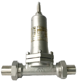 PN25 Криогенный регулирующий клапан Регулятор давления Большой поток -196 ~ + 80 °C Для СПГ LOX LIN