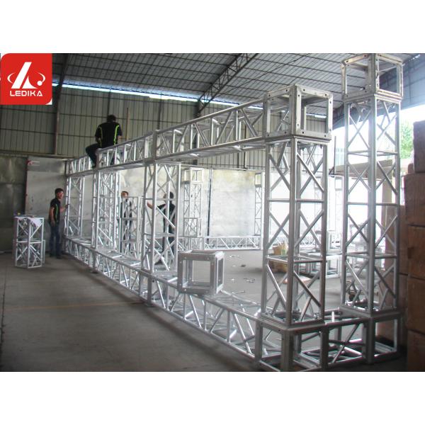 3.1mm Thickness Aluminum Square Truss , 16“ Screw Box Truss for Lighting for Indoor/ Outdoor Event