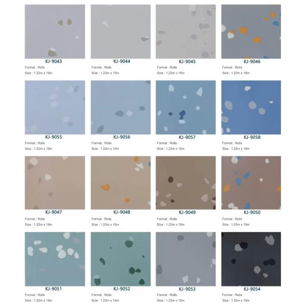 Yellow Blue Red Non Slip Rubber Flooring Industrial Rubber Flooring Rolls