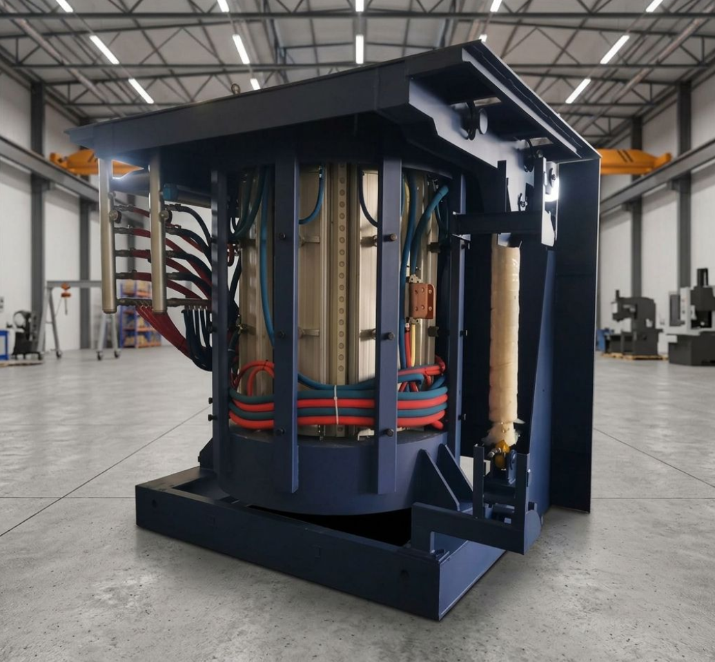 Robust Lead Ingot Melting furnace Medium Frequency Induction Furnace