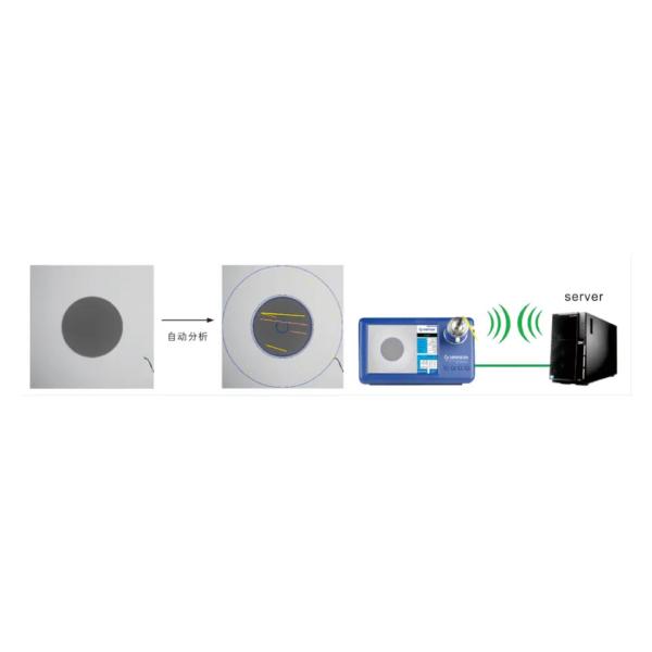 CLX-400 Integrated Fiber Endface Inspector , Endface Fiber Optic Inspection Microscope