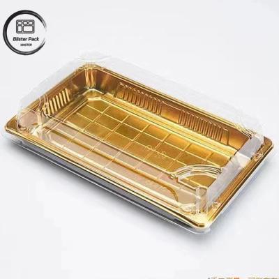 Premium American Style Disposable Food  Plastic Sushi Trays for Elegant Dining Experience