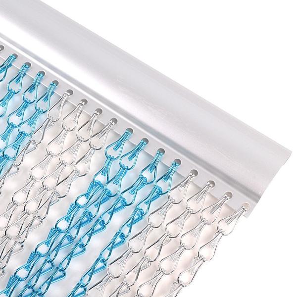 Anodized Decorative Heavy Metal Chain Link Curtains In Wooden Box Packaging