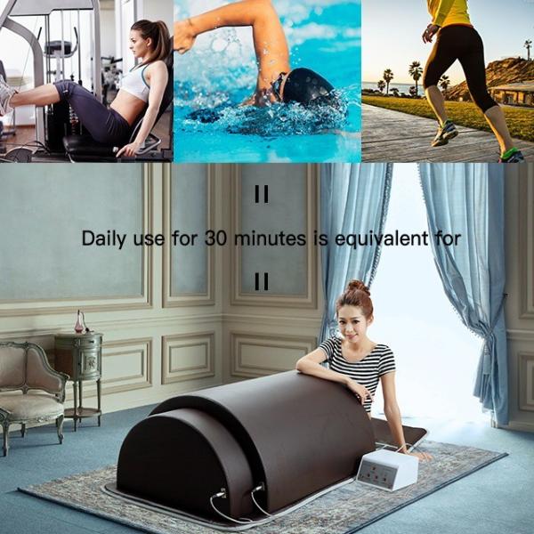 Tourmaline Energy Stone Premium Zero Far Infrared Sauna Dome Spa With Red Light Therapy