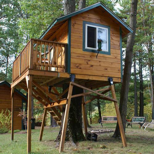 Aço pesado revestido de pó para fora para 4 x 4 Deer Stand Jato Jato Jato de tiro Cabana Casa na árvore