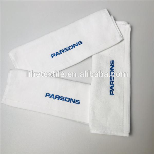 small face towel with embroidery logo 100% cotton hand towels