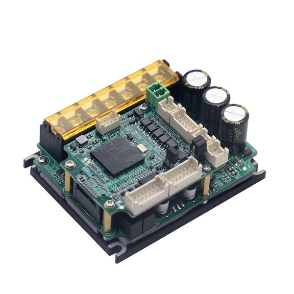 12V~48V Incremental Encoder And Absolute Encoder Servo Drive, Dual Closed-loop Controller RS485, CANopen Communication, Suitable For AGV Mobile Robots.