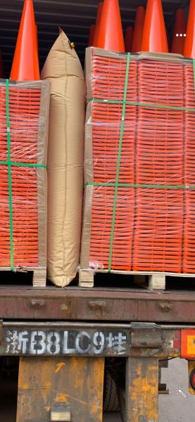 0.7M Warning Triangle No Parking Cones Fluorescent Pvc  Traffic Cone Signs
