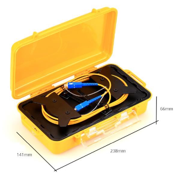 1km FC OTDR Single Mode Fiber Optic Tools OTDR Launch Cable Box