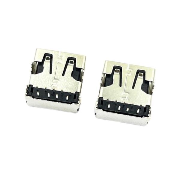 PA9T RVS 9Pin USB 3.1 Socket Connecteurs Femelle Type C DIP 90 Degrés