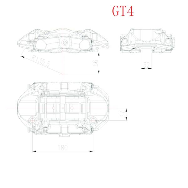 Баки ротора 4 утюга крумциркуля 355x28mm тормоза мычки Jekit тормозят набор