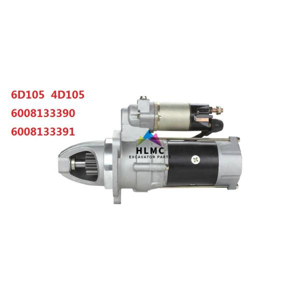 Komatsu Excavator Engine Starting Motor 600-813-3390 600-813-3391 For 6D105 4D105