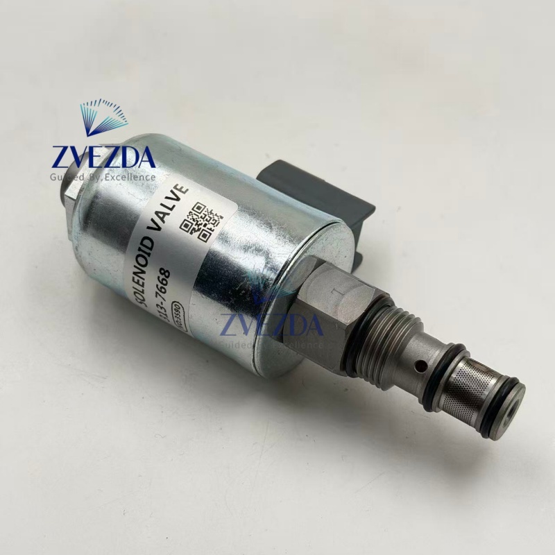 313-7668 Hydraulic Cartridge Solenoid Valve 24V Solenoid Valve Assembly For Construction Machinery Parts