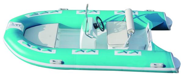 Semi - FRP Inflatable RIB Boats Tube 3.3 Meter Length Pink Color