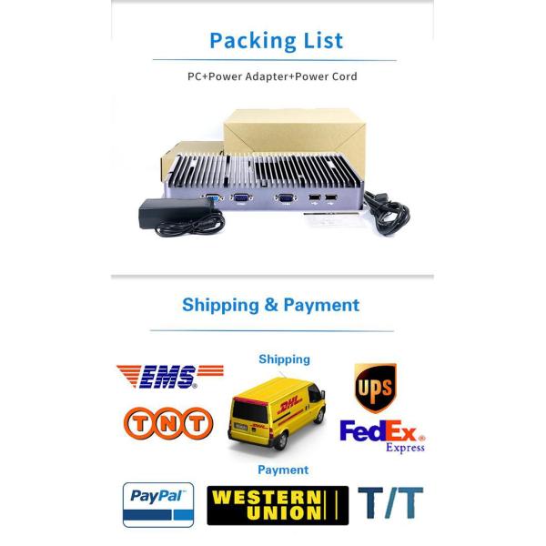 IBOX-3046 Промышленный мини-PC без вентилятора 10110U Процессор DC 9V-36V Широковольтный вход