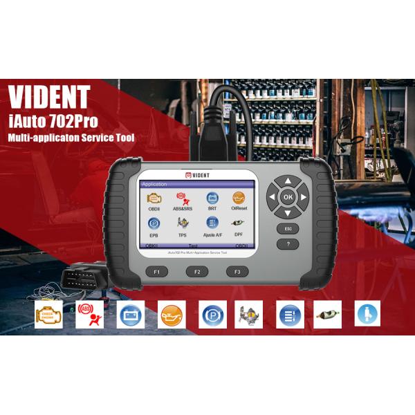 O apoio ABS/SRS/EPB/DPF da ferramenta da restauração da bolsa a ar do iAuto 702Pro de VIDENT livra a atualização em linha