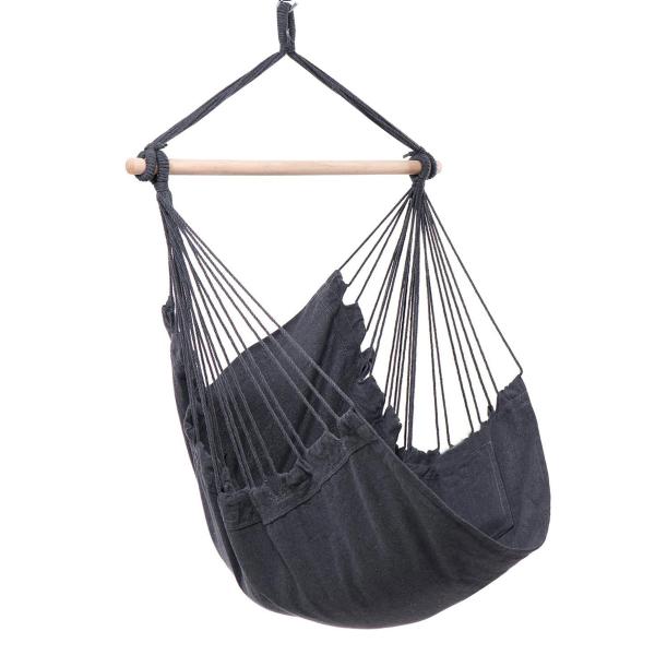 Висячий стул Садовый гамак на открытом воздухе Кемпинг с деревянным гамаком Стул Бохо гамак