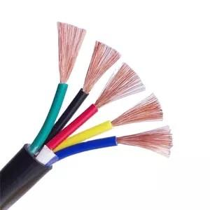 Revestimento de PVC Multicore do fio 4x0.75mm2 do cabo elétrico de Bvv Blvv Rvv rv BV