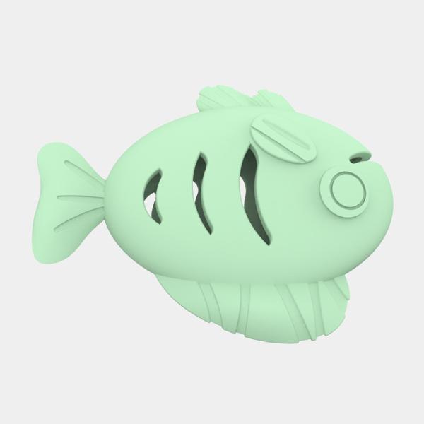 Vente en gros de jouets en forme de poisson de qualité alimentaire en silicone pour animaux de compagnie
