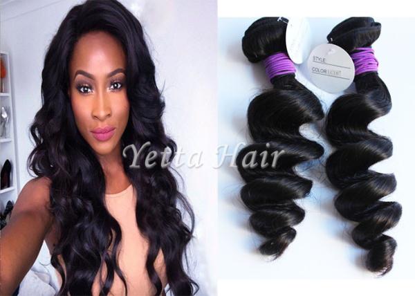 Durable100g Natural Wave Peruvian Human Hair Weave Without Chemical