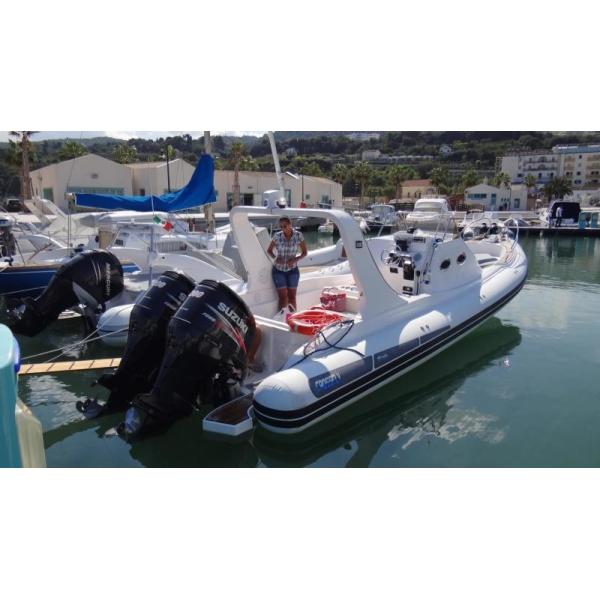 31 Feet Orca Hypalon Inflatable Rib Boat Rib960B 7 Chamber With Small Cabin