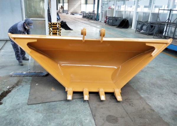 0,8 m3 tipos cubetas do trapézio V de Ditching Bucket Customized da máquina escavadora