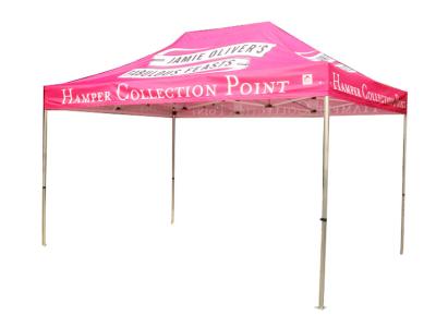 Advertising Folding Canopy Tent 3x4.5 Aluminum Structure Easy Installation