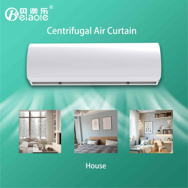 Industrial Overhead Door Ceiling Mounted Air Curtains Centrifugal Heated Remote Control
