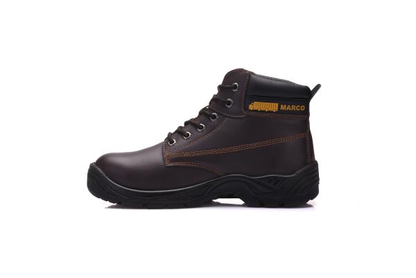 Eva Coated Mesh Cow Leather Army Safety Shoes Comfortable High Top Combat Boots