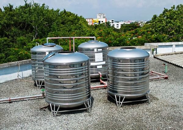 Anti Rust Commercial Water Purification Machine , 2500mm Length Water Purification Unit