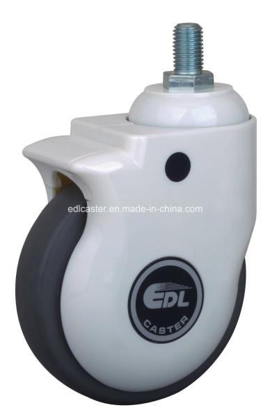 Threaded Swivel TPU Medical Caster E5734-77 for Easy Maneuverability in Hospitals