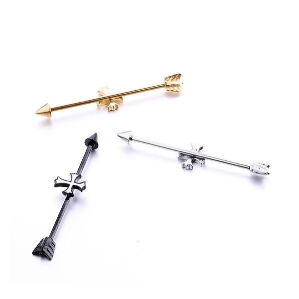 Stainless Steel Industrial Barbell Piercing Jewelry With Factory Price