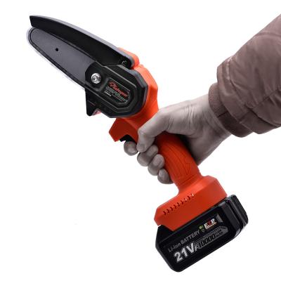 1300mAH Lithium 4500r/min Battery Powered Chainsaw Cordless Saw Tools 21V