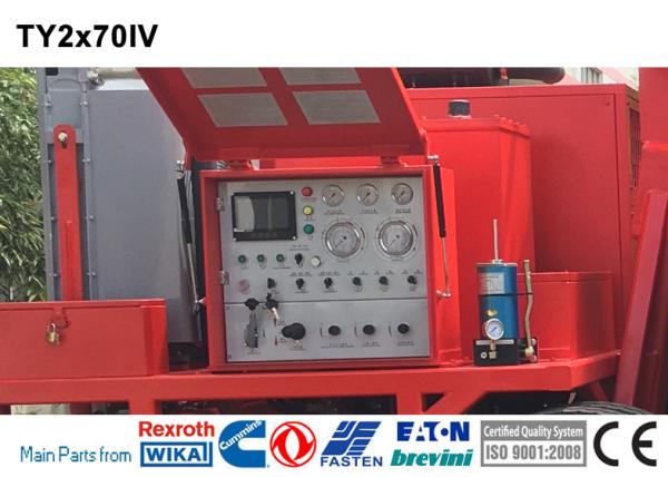 Transmission Line Stringing Equipment 2x70KN Hydraulic Wheel Tensioner
