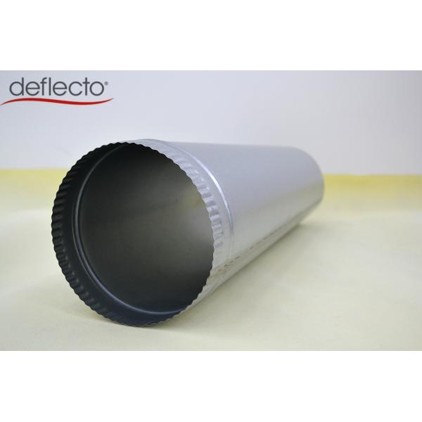 Galvanized Steel Rigid Air Duct Air Cooling / Air Heating Length Customized